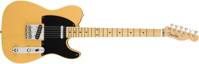 Fender Telecaster gul och svart